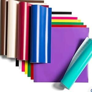 NWT Cricut Premium Removable Vinyl, Sampler, Variety, (Model: 2004327) 12 Sheets